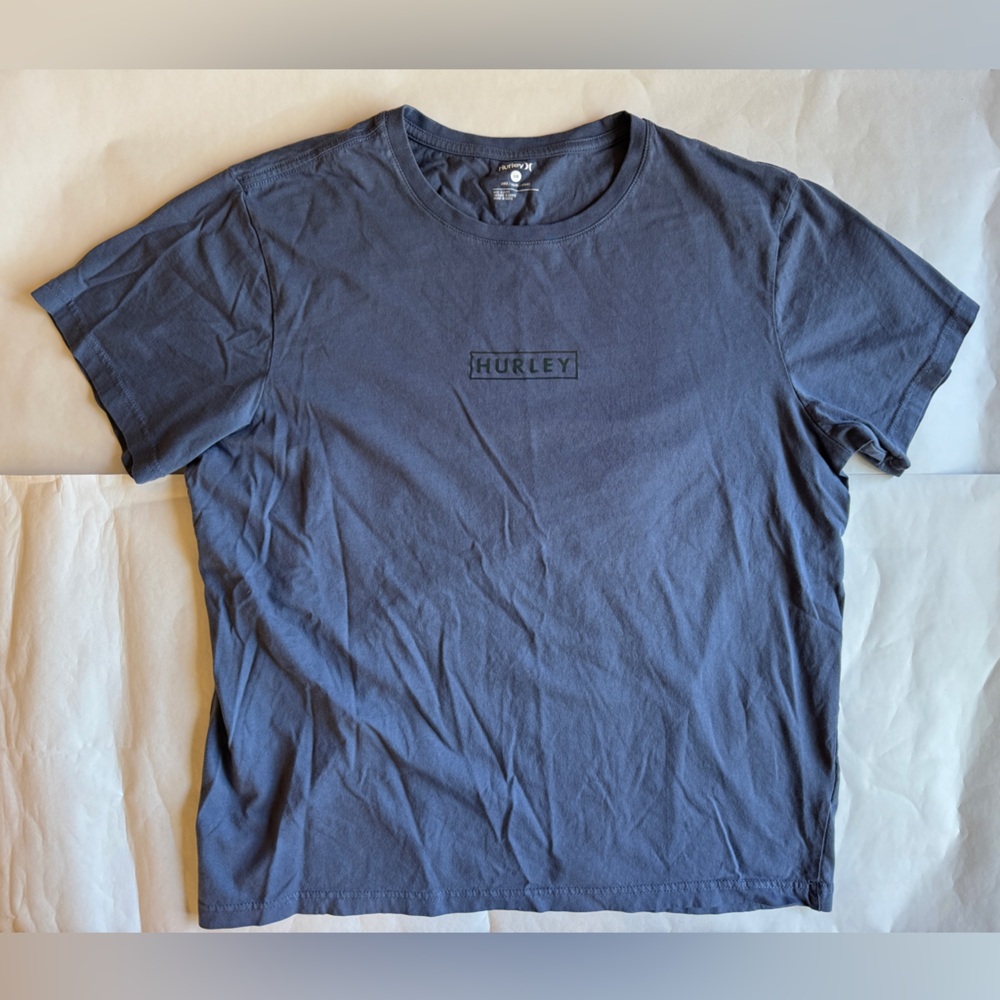 Hurley Navy Simple Logo T-Shirt